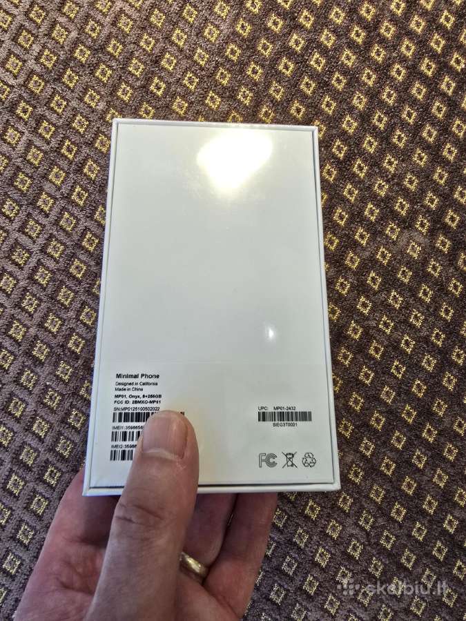 Minimal Phone Mp-01, 8+256gb, naujas, supakuotas - nuotraukos Nr. 3