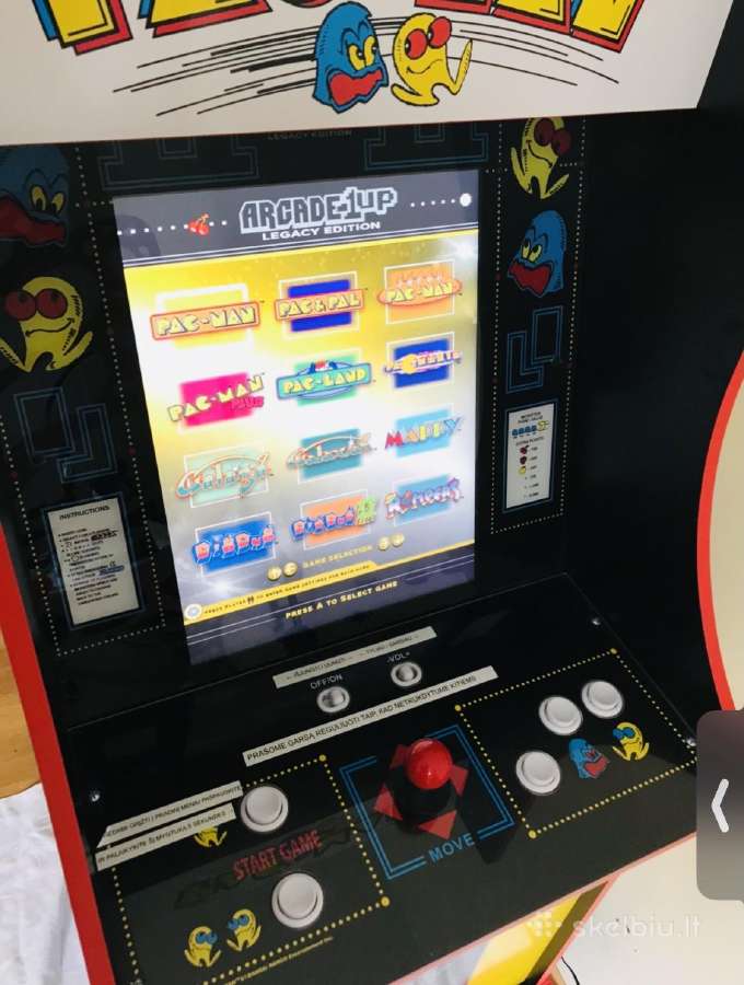 Zaidimu Arcade kompiuteris Pacman - nuotraukos Nr. 2