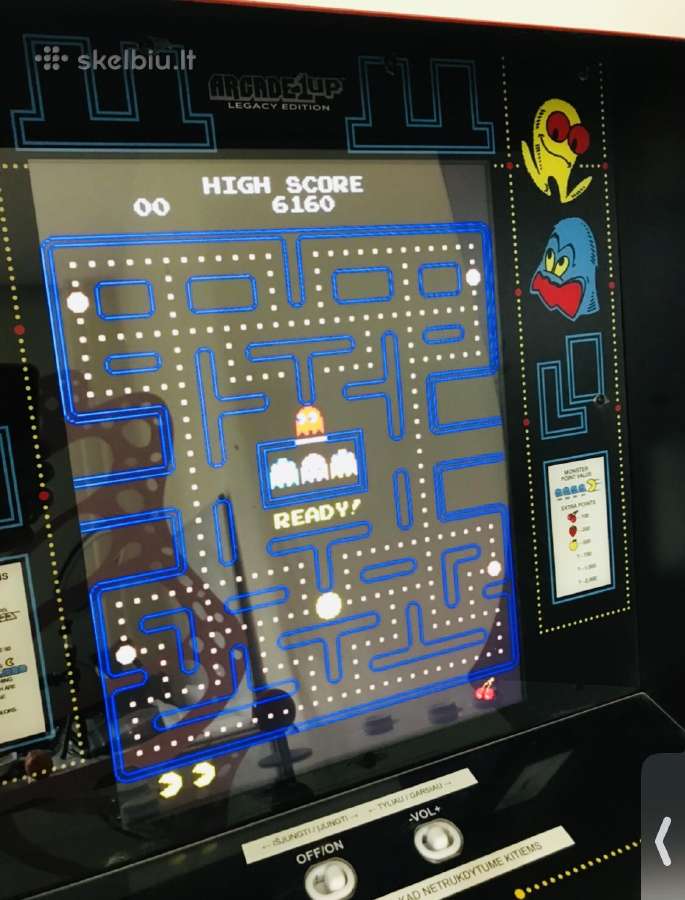 Zaidimu Arcade kompiuteris Pacman - nuotraukos Nr. 4
