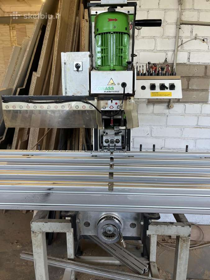 Grass Tecmator Flexi daugiaspindelės gręžimo stakl - nuotraukos Nr. 2
