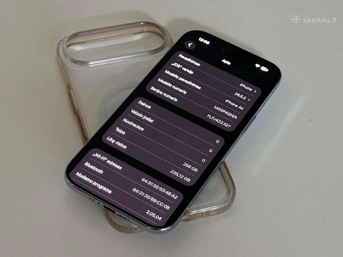 Parduodu iPhone Air 256gb - nuotraukos Nr. 5