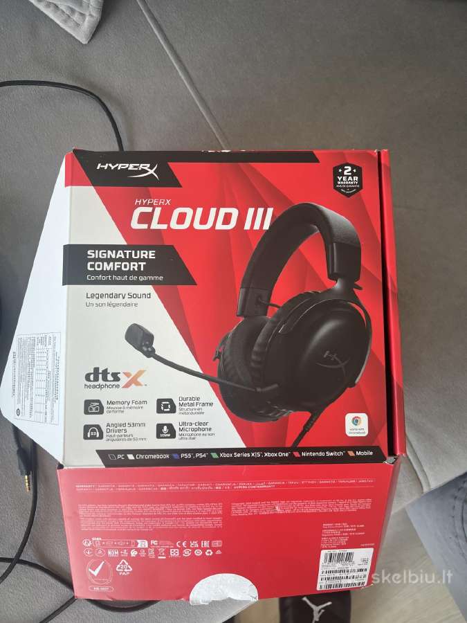 Hyperx Cloud 3 (III) - nuotraukos Nr. 2