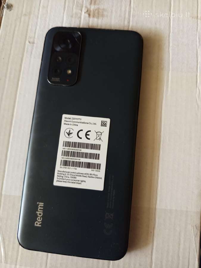 Redmi note11 128gb ramu 4+2gb - nuotraukos Nr. 3
