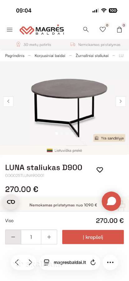 Kavos staliukai - nuotraukos Nr. 4