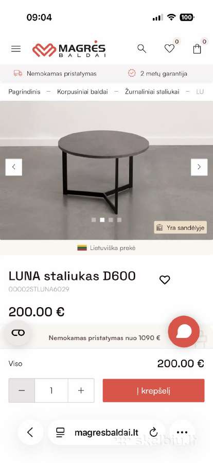 Kavos staliukai - nuotraukos Nr. 5