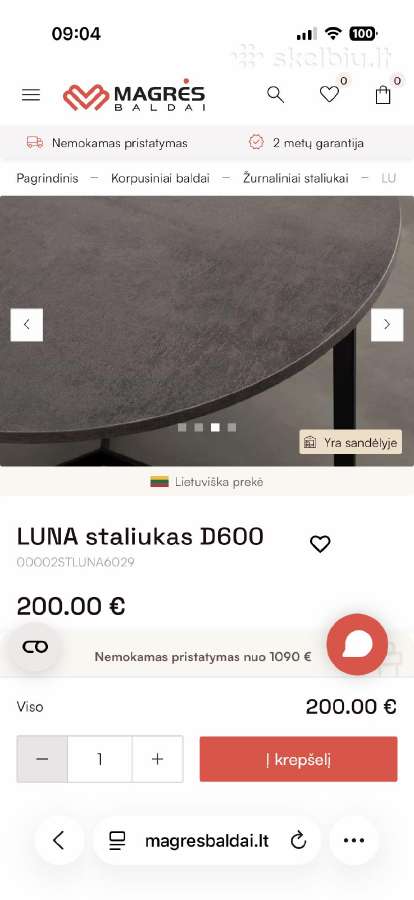 Kavos staliukai - nuotraukos Nr. 6