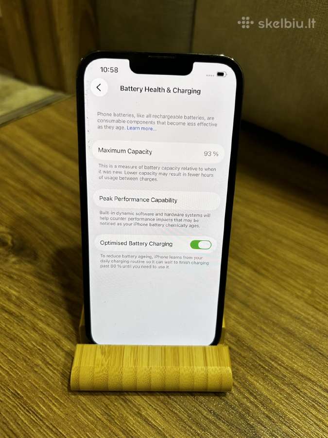 iPhone 13 pro 256gb baterija 93 - nuotraukos Nr. 3