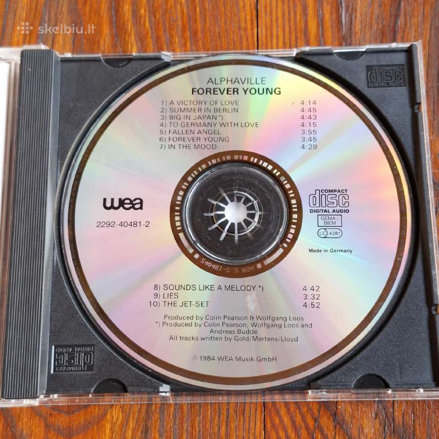 Alphaville - Forever Young (CD, Albumas) - nuotraukos Nr. 3