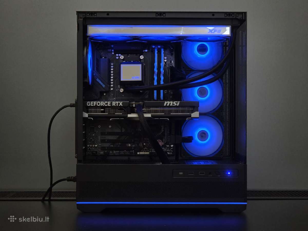Rtx 5070 Ti 16gb kompiuteris su 7 7800x3d ir 32gb - nuotraukos Nr. 2