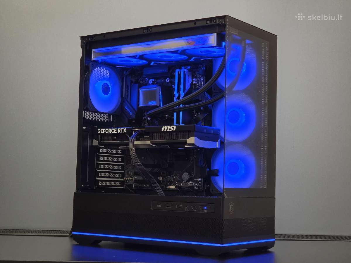 Rtx 5070 Ti 16gb kompiuteris su 7 7800x3d ir 32gb - nuotraukos Nr. 3