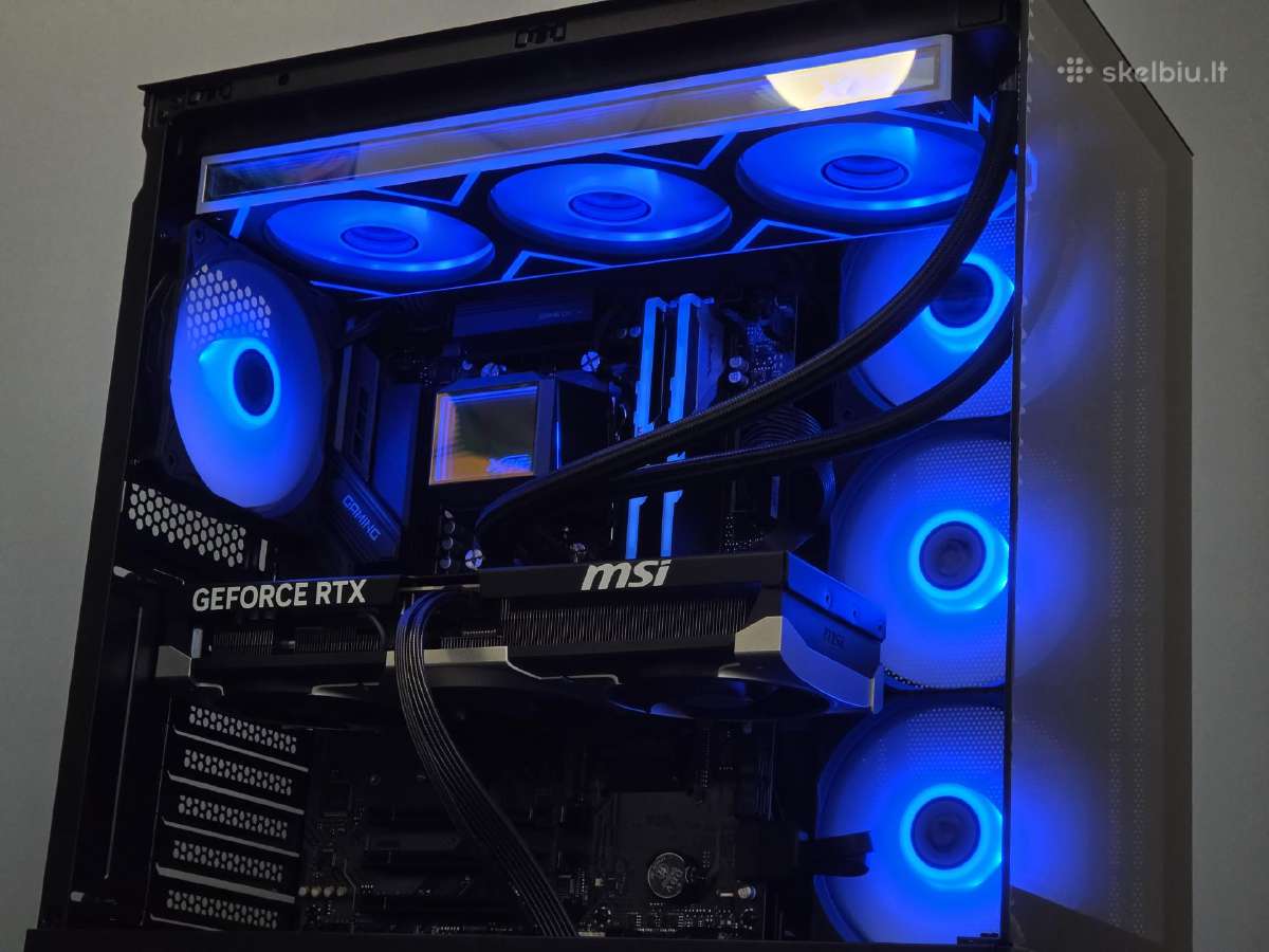 Rtx 5070 Ti 16gb kompiuteris su 7 7800x3d ir 32gb - nuotraukos Nr. 4