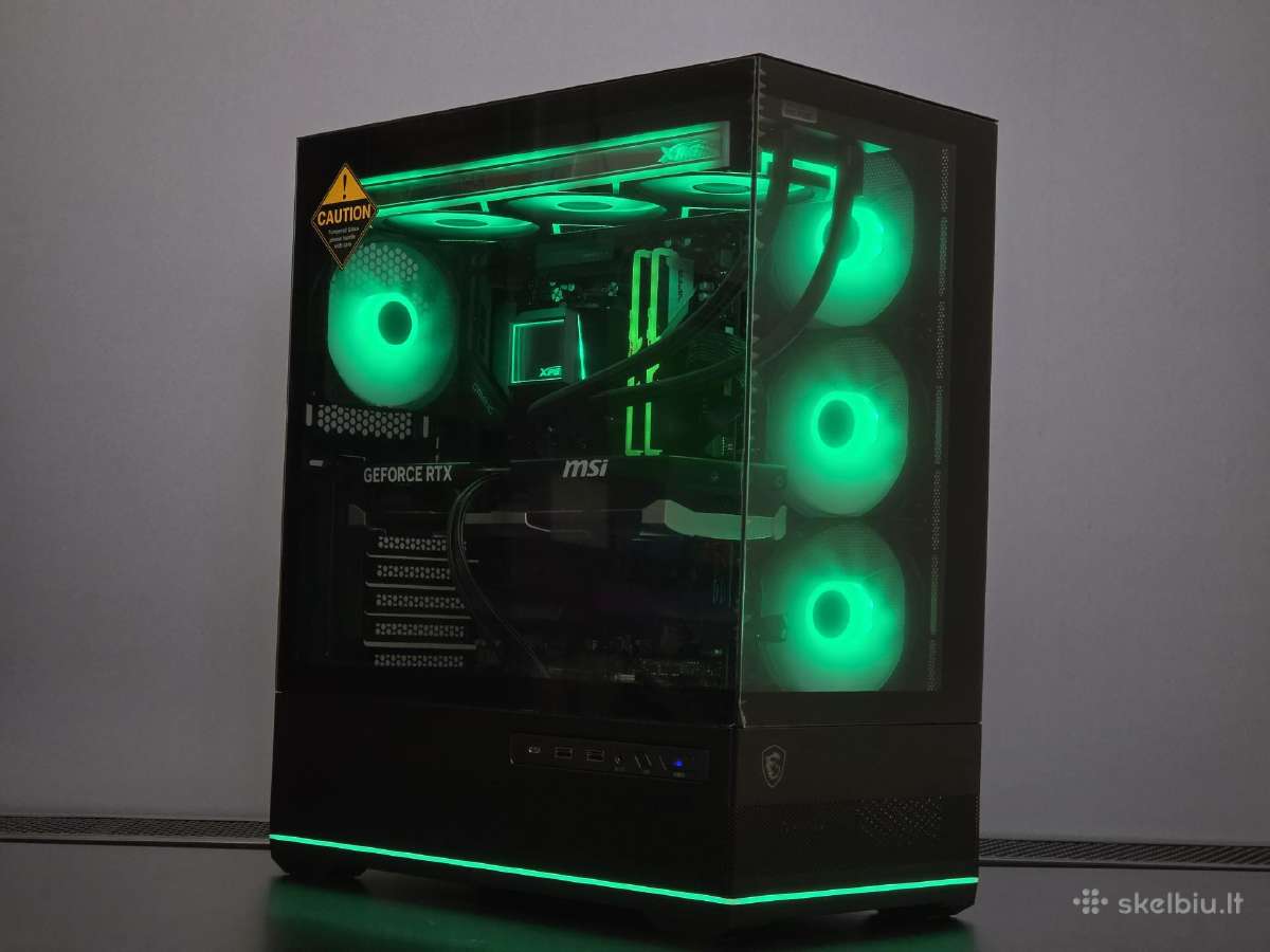 Rtx 5070 Ti 16gb kompiuteris su 7 7800x3d ir 32gb - nuotraukos Nr. 6