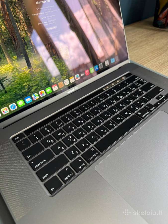 MacBook Pro 16 2019 A2141 intel Core i9 16gb 1tb - nuotraukos Nr. 2
