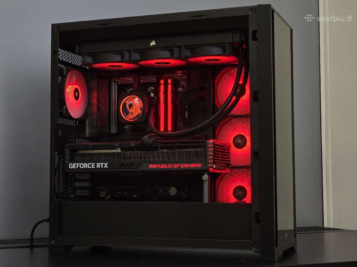 Rog Rtx 4090 24gb, 9950x3d, 64gb, 4tb Kompiuteris - nuotraukos Nr. 2