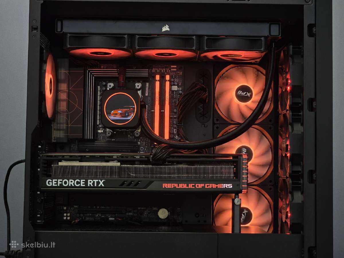 Rog Rtx 4090 24gb, 9950x3d, 64gb, 4tb Kompiuteris - nuotraukos Nr. 6