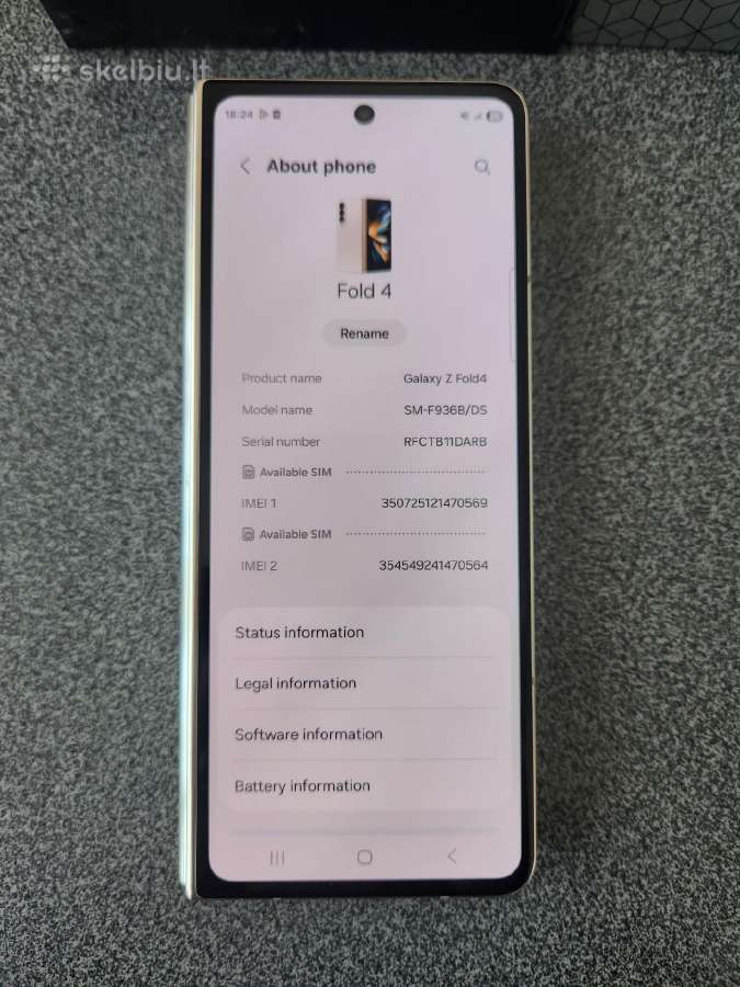 Samsung Fold 4 - nuotraukos Nr. 2