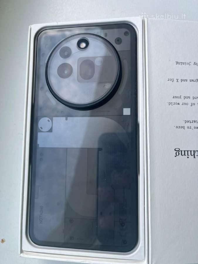 Mobile phone Nothing Phone (3a) Pro 12/256gb Grey - nuotraukos Nr. 2