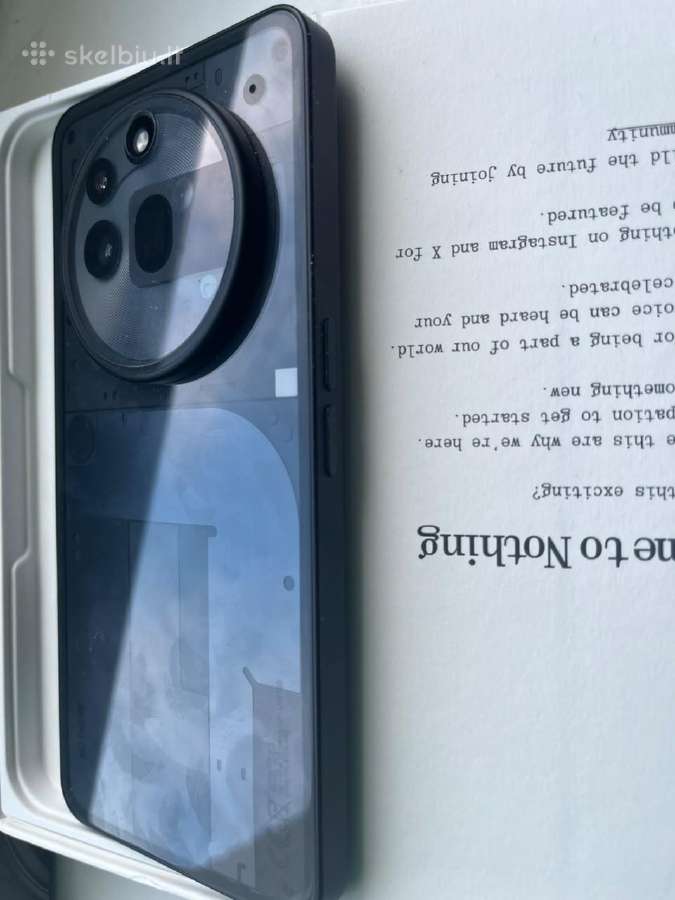 Mobile phone Nothing Phone (3a) Pro 12/256gb Grey - nuotraukos Nr. 5