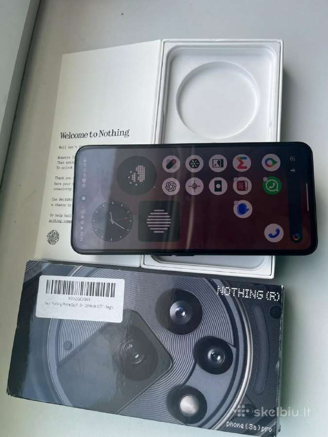 Mobile phone Nothing Phone (3a) Pro 12/256gb Grey - nuotraukos Nr. 7