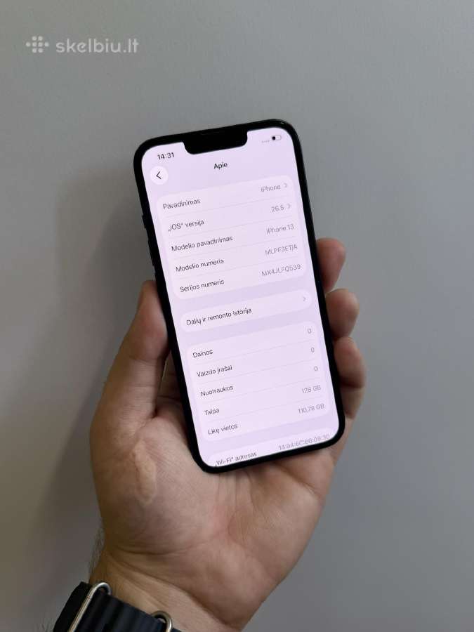 iPhone 13 128 - nuotraukos Nr. 6