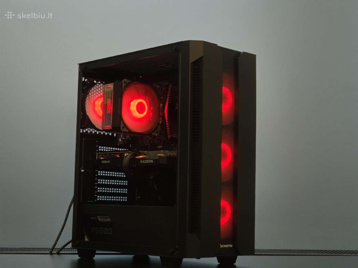 Ryzen 5 5500 Kompiuteris su Rx 6600, 16g - nuotraukos Nr. 2