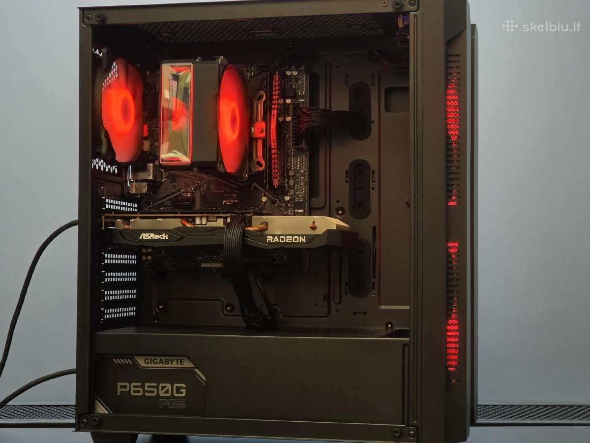 Ryzen 5 5500 Kompiuteris su Rx 6600, 16g - nuotraukos Nr. 3