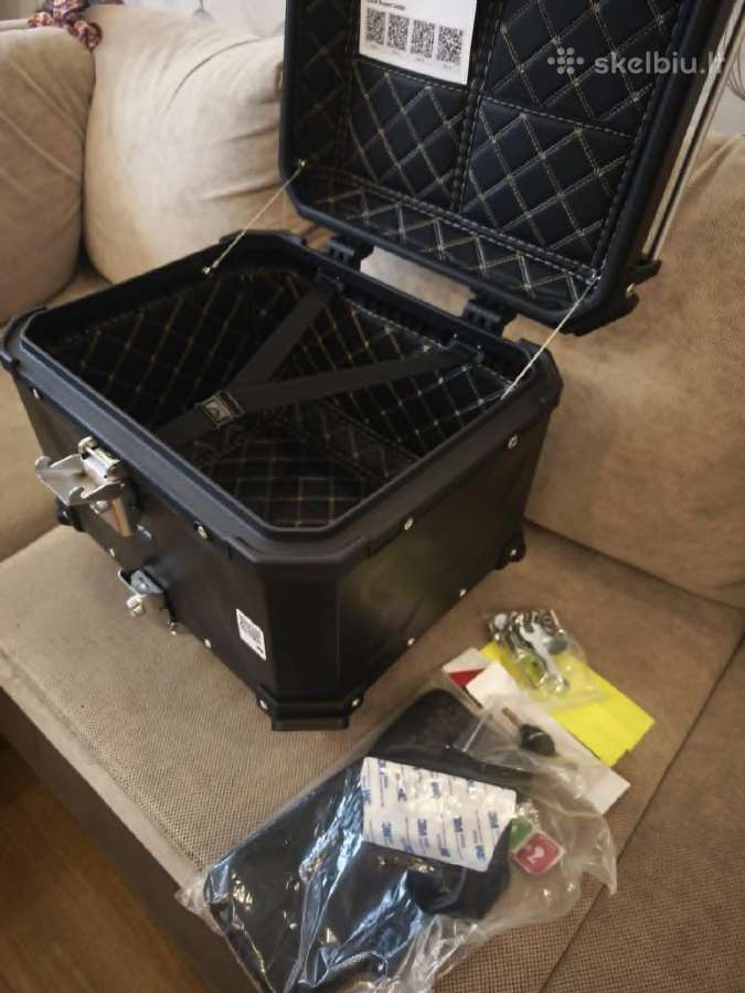 Motociklo centrinė dėžė 45l aliuminė - nuotraukos Nr. 6