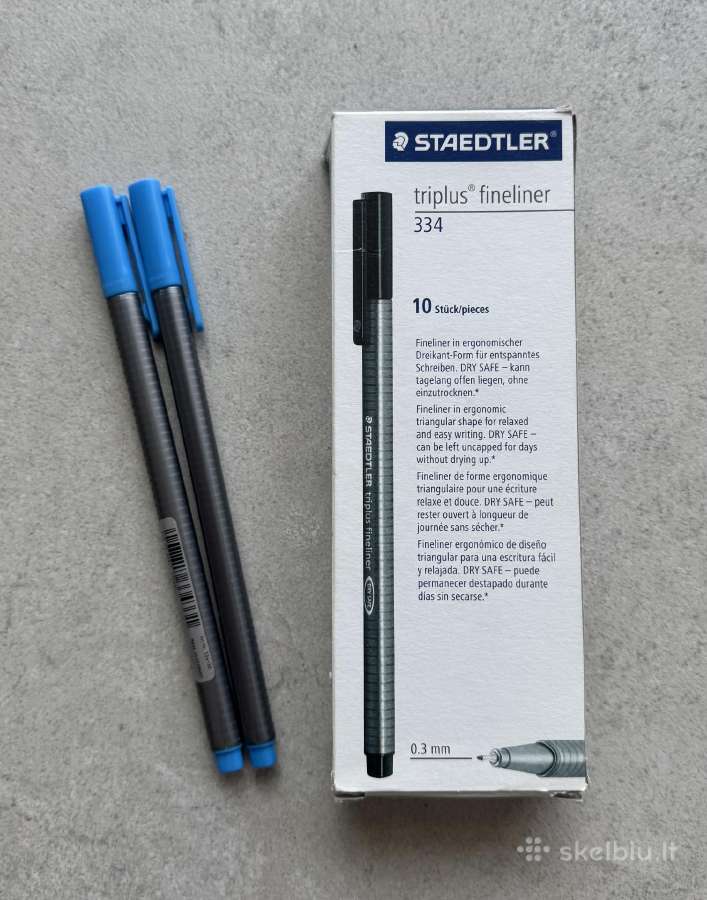 Naujas Staedtler žydrų tušinukų rinkinys - nuotraukos Nr. 2
