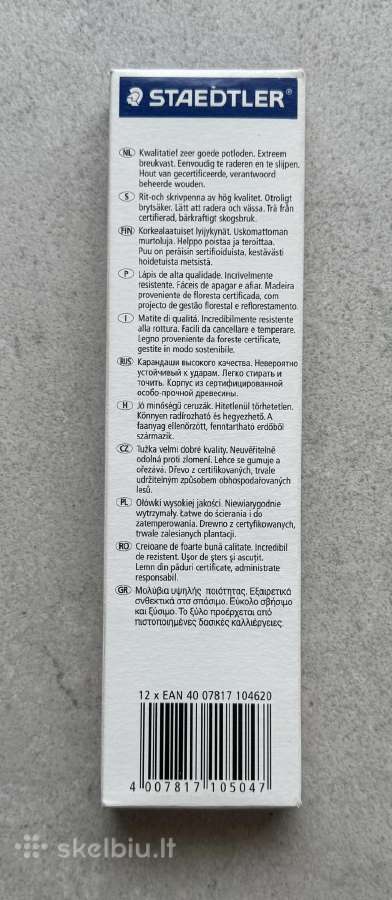 Naujų Staedtler Hb2 pieštukų rinkinys - nuotraukos Nr. 4
