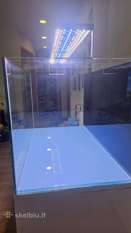 Akvariumas 90x50x50 ir spintelė pristaikyta jam - nuotraukos Nr. 11