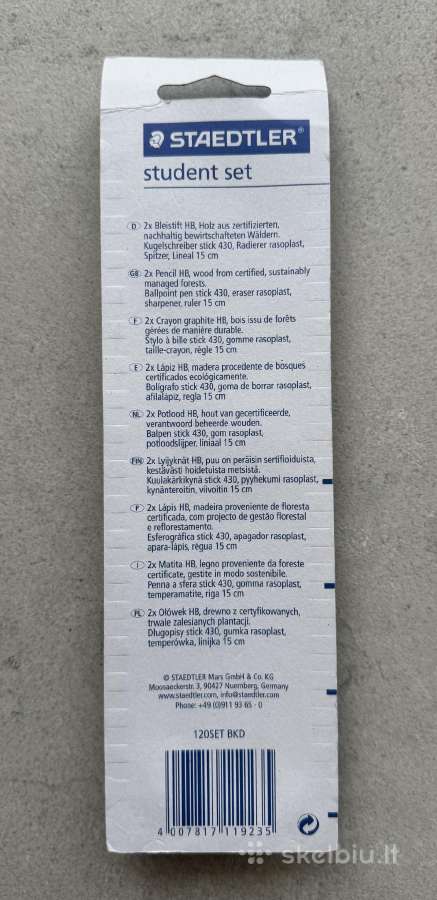 Naujas Staedtler mokinio rinkinys - nuotraukos Nr. 3