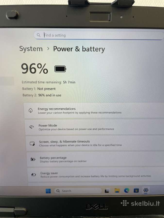 Dell Latitude 5430 i5-1145g7 16 GB RAM 256 GB SSD - nuotraukos Nr. 9