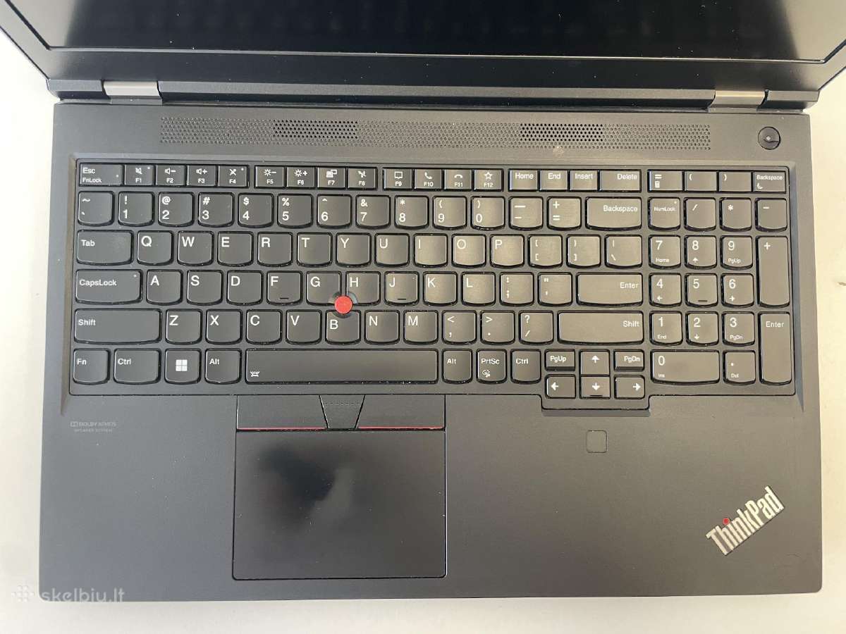 Lenovo Thinkpad P15 Gen 2 i7-11850h 16gb 512gb SSD - nuotraukos Nr. 4