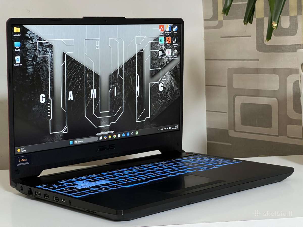 Parduodamas Asus Tuf su Gtx 1660ti, I5-10k, 144hz. - nuotraukos Nr. 2