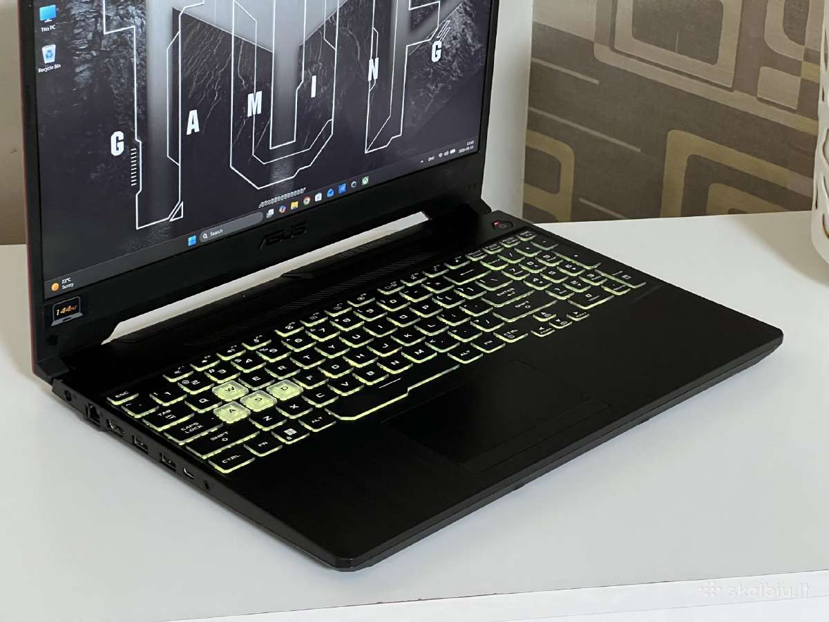 Parduodamas Asus Tuf su Gtx 1660ti, I5-10k, 144hz. - nuotraukos Nr. 3