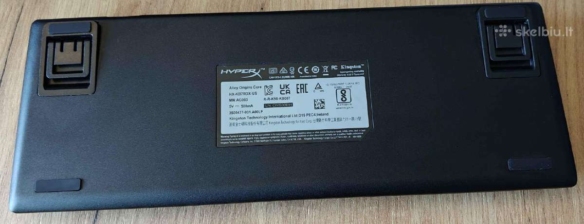 Hyperx Alloy Origins Core žaidimų klaviatūra - nuotraukos Nr. 7