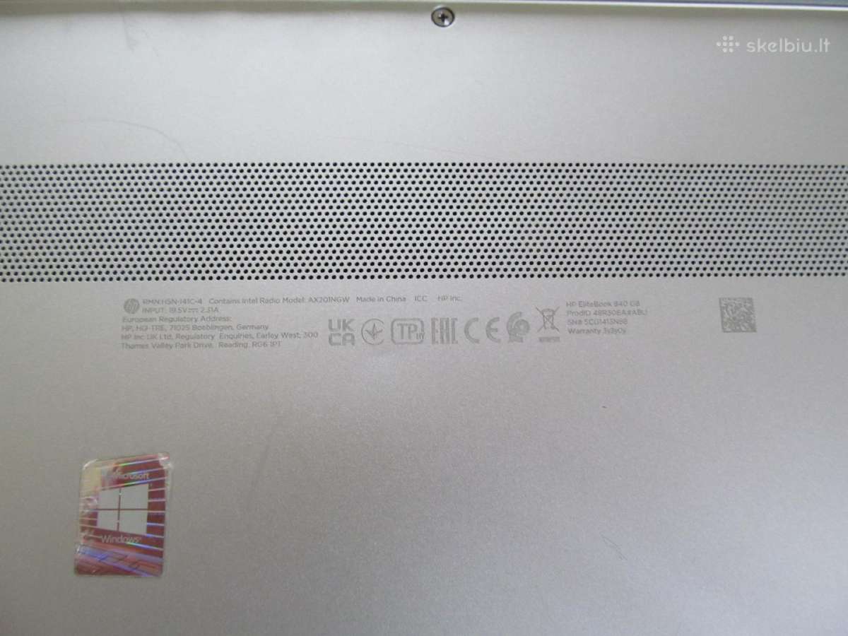 Hp Elitebook 840 G8 - nuotraukos Nr. 14