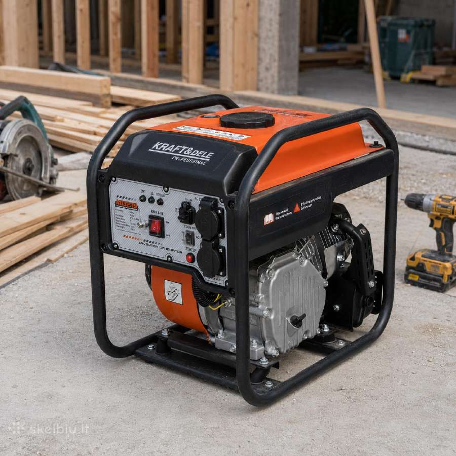 Inverterinis generatorius 4,7 kw Kraft&dele Kd3239 - nuotraukos Nr. 2
