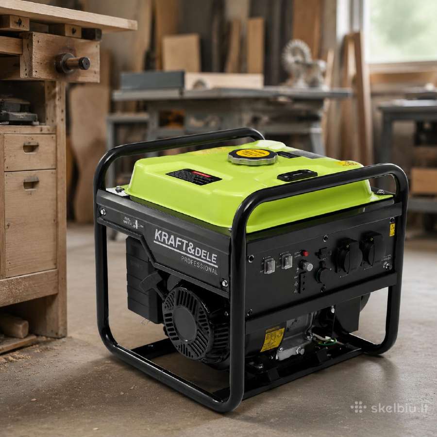Inverterinis generatorius 4,3 kw Kraft&dele Kd687 - nuotraukos Nr. 2