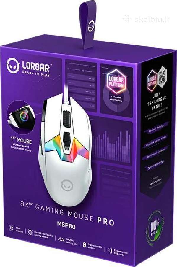Pelė Lorgar Mse90w - 60eur. - nuotraukos Nr. 3