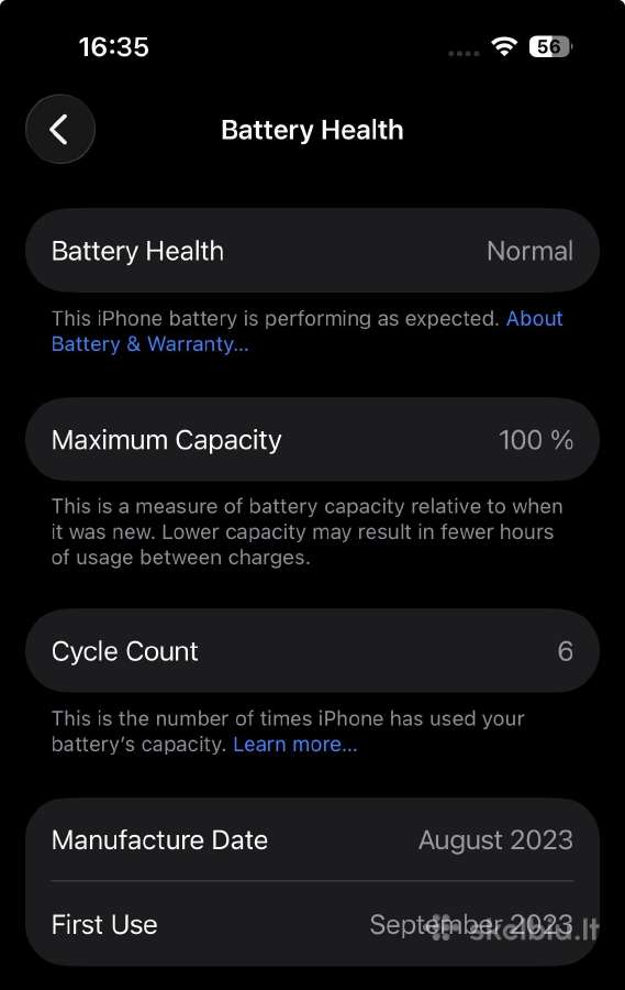 iPhone 15 128 GB blue - nuotraukos Nr. 11