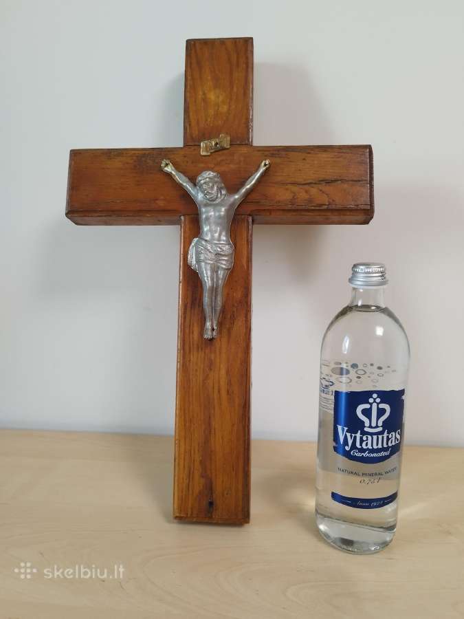 Klasikinis medinis sieninis kryžius - nuotraukos Nr. 8