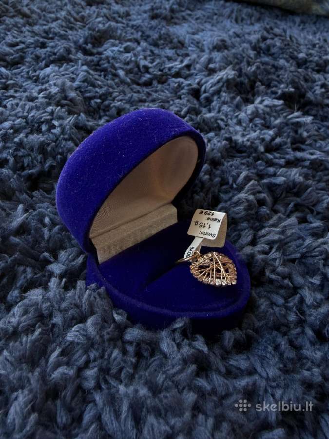 Au585, 14k Auksinis pakabukas, nenešiotas - nuotraukos Nr. 4