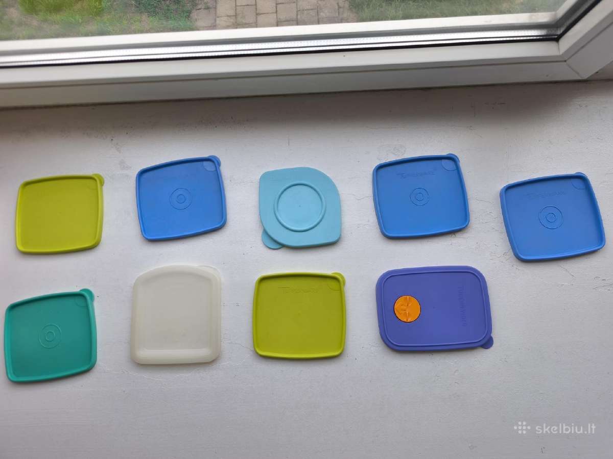 Įvairūs Tupperware indų dangteliai - nuotraukos Nr. 7