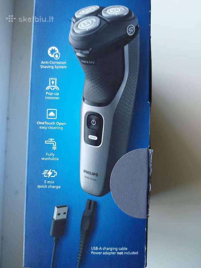 Nauja barzdaskutė Philips s 3000 - nuotraukos Nr. 2