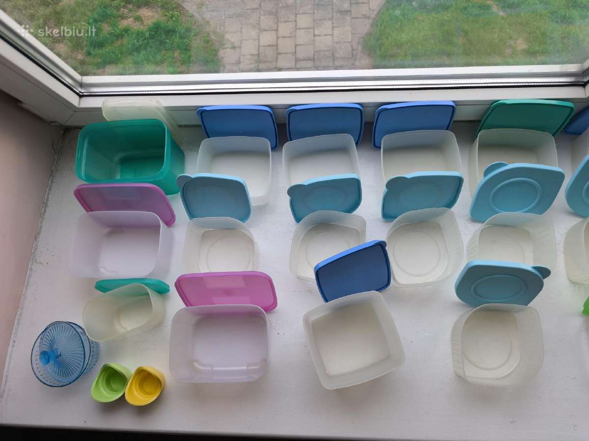 Įvairūs Tupperware indeliai - nuotraukos Nr. 3