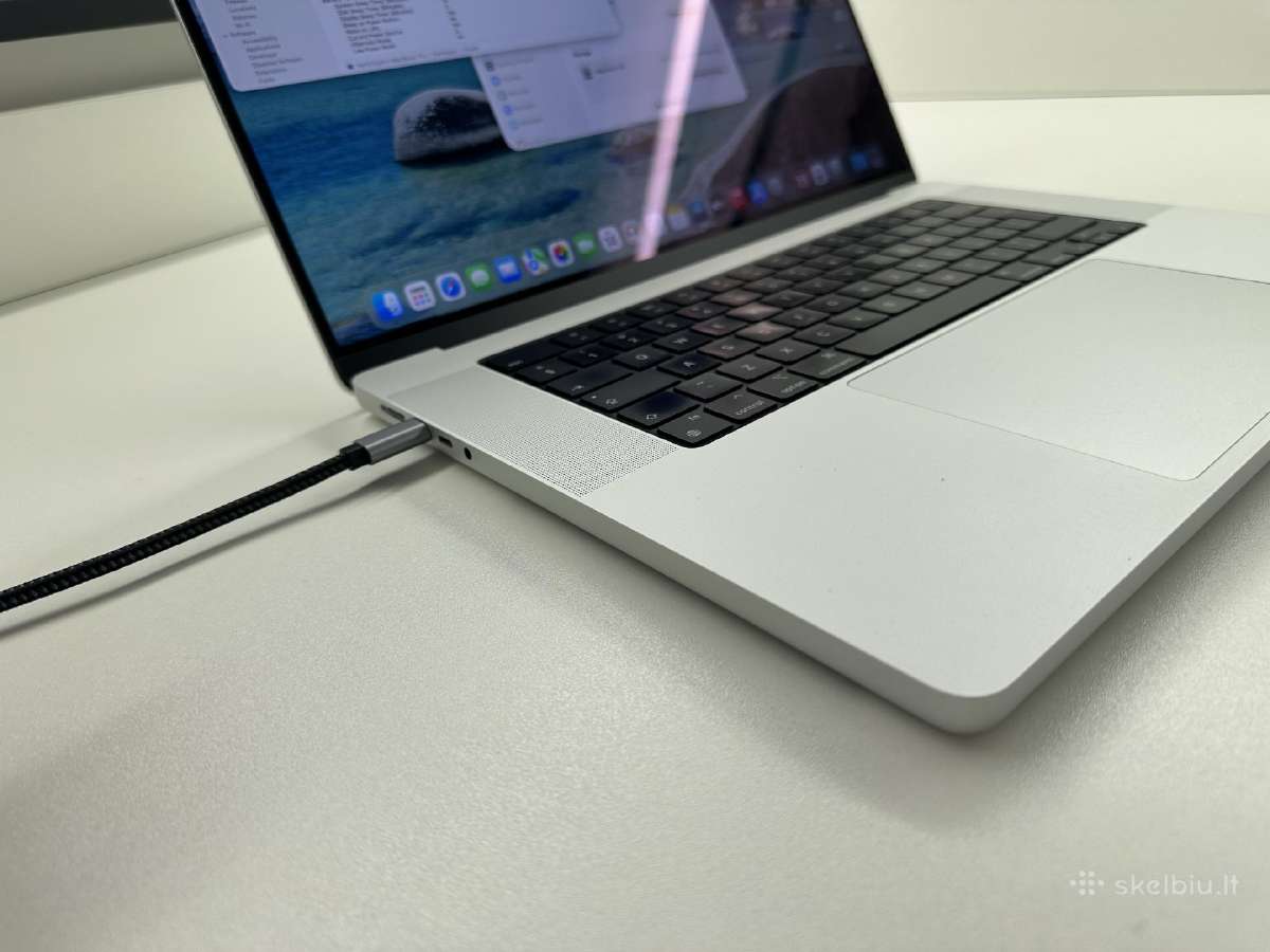 Apple MacBook Pro 16" M1 Pro / 16gb / 512gb Silver - nuotraukos Nr. 4