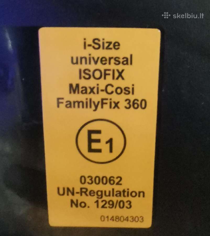 Maxi Cosi Familyfix 360 - nuotraukos Nr. 6