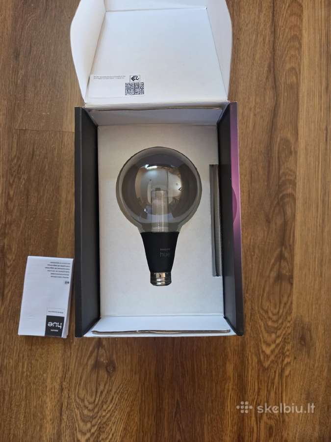 Philips Hue White E27 (G95) išmani lemputė - nuotraukos Nr. 5
