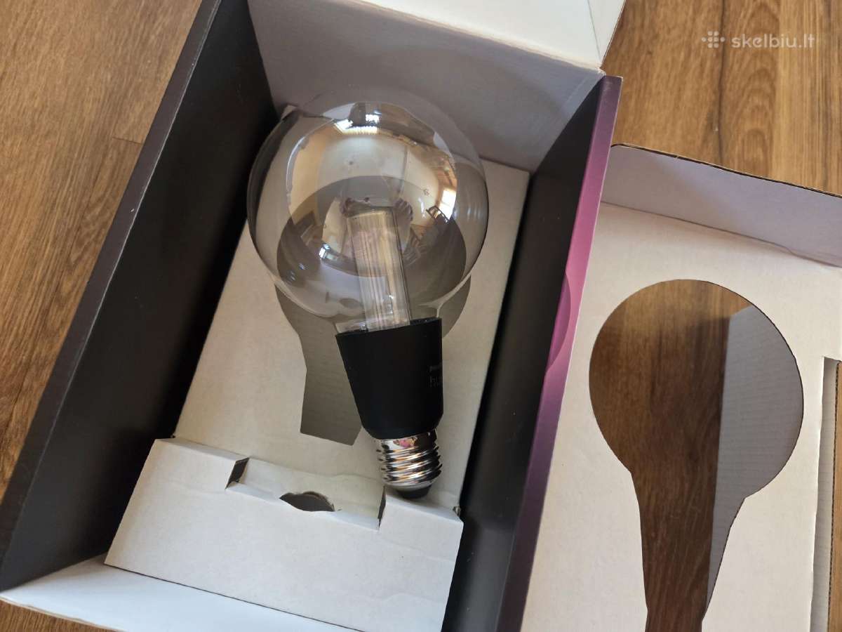 Philips Hue White E27 (G95) išmani lemputė - nuotraukos Nr. 6